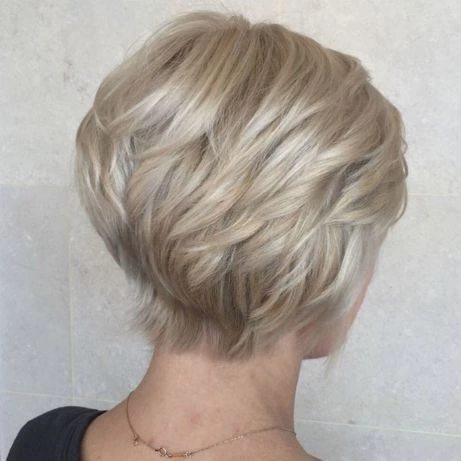 Blonde Cropped Hairstyle hair